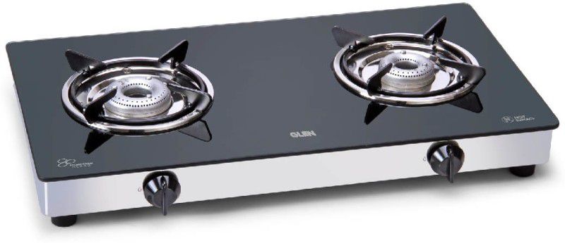 Glen 1020 GT Alloy Burners Stainless Steel Manual Gas Stove  (2 Burners)