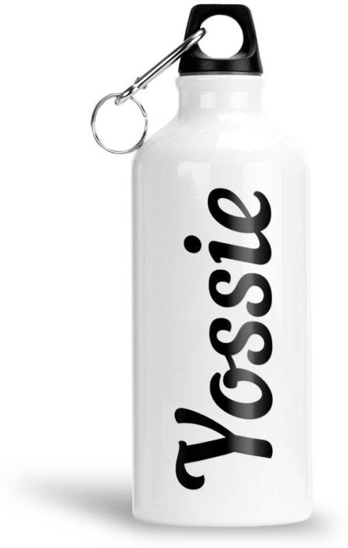 Furnish Fantasy Aluminium Water Bottle 750ml - Best Gift for Happy Birthday, Return Gift, Yossie 750 ml Bottle  (Pack of 1, White, Aluminium)