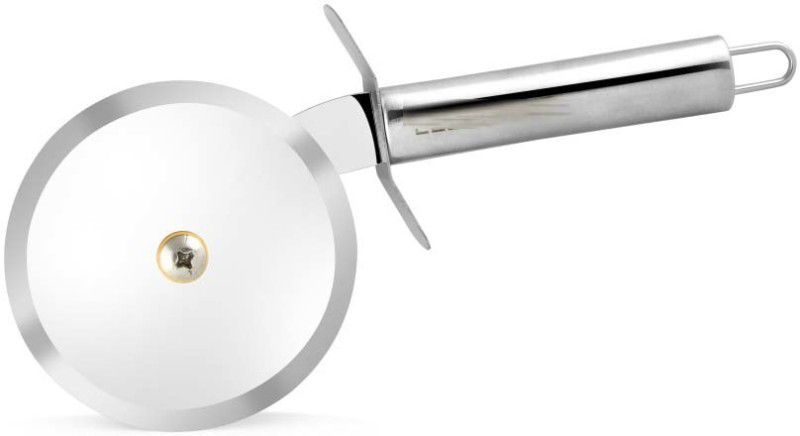 G-MTIN Pizza Cutter Plastic Handle Rolling Pizza Cutter  (Stainless Steel)