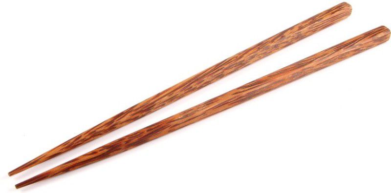 Stylewell Decorative, Eating Wood Chinese, Japanese Chopstick  (Brown Pack of 2)