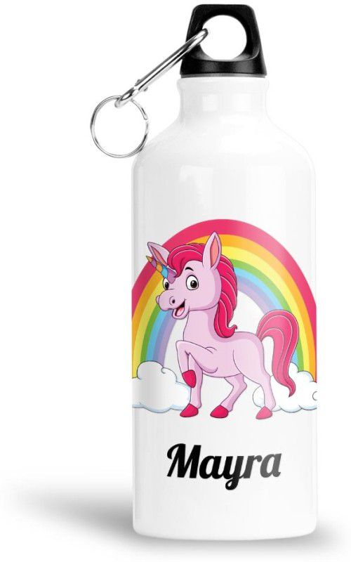 FABTODAY Rainbow Unicorn Water Bottle for Kids - Best Happy Birthday Gift, Mayra 750 ml Bottle  (Pack of 1, Multicolor, Aluminium)
