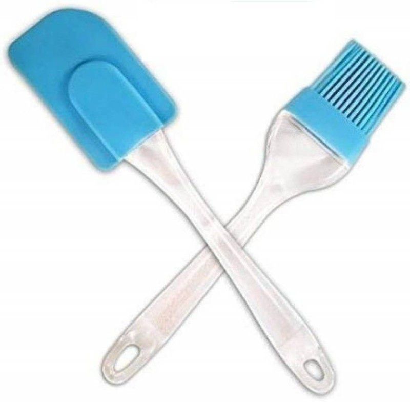 BadiWal 002 silicone basting brush spatula kitchen cooking applying butter/oil Non-Stick Spatula  (Pack of 2)