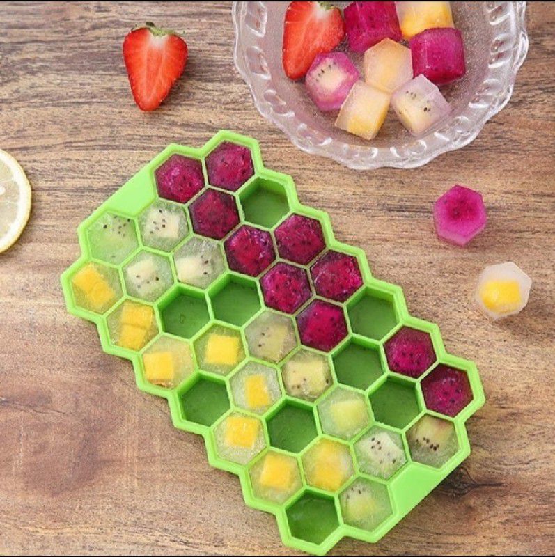 swarupachal Green Silicone Ice Cube Tray  (Pack of1)