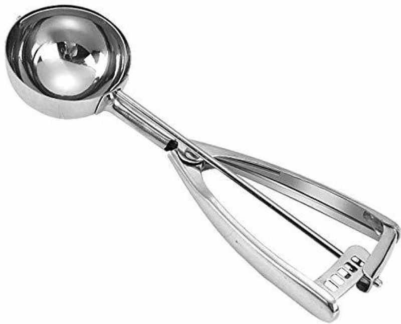 Top Trick Ice Cream Scoop with Trigger, Stainless Steel Kitchen Scoop