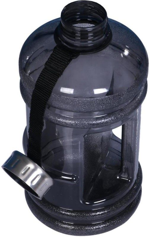 THREADVIBELIVING gallon bottle 2200ml 2200 ml Bottle  (Pack of 1, Black, Plastic)