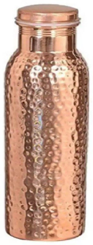 Riyansh 100% Pure Copper Water Bottle Yoga Ayurvedic Healing Copper Bottle 1000 ml Bottle  (Pack of 1, Copper, Copper)