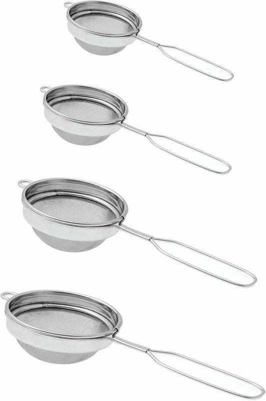 PRV Stainless Steel Tea and Coffee Stainer Tea Strainer  (Pack of 4)