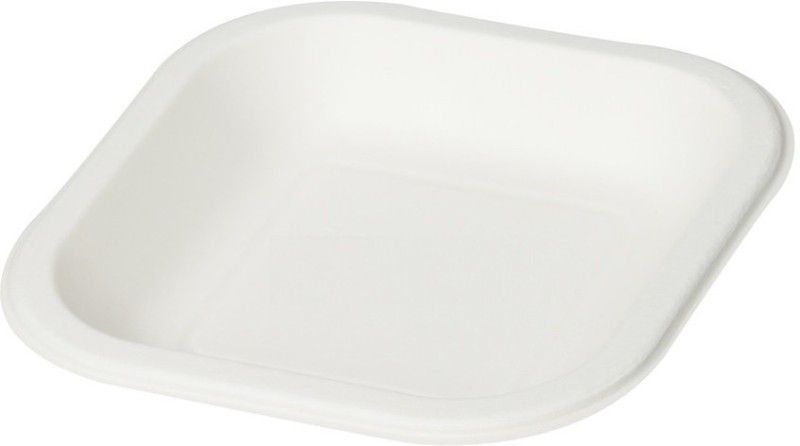 e kysa eco-6inch-S Dinner Plate  (Pack of 50, Microwave Safe)