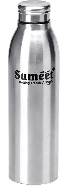 Sumeet Sleek Stainless Steel Leak-Proof Water Bottle / Fridge Bottle - 750ml -Pack of 1 750 ml Bottle  (Pack of 1, Steel/Chrome, Steel)