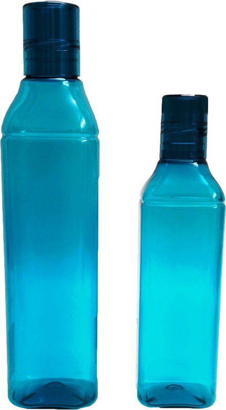 Gift Collection 2 pcs combo Vivo 1000 ml &500 ML Pet Bottle. Leak Proof Fridge Bottle. 1500 ml Bottle  (Pack of 2, Blue, PET)