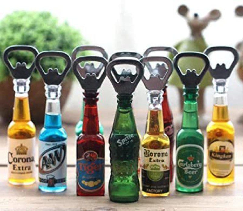 DECORICA ENTERPRISES DE 340 Beer Bottle Shape Bottle Opener with Magnet Bottle Opener
