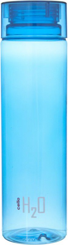 cello H20 Unbreakable Fridge Water Bottle 1000 ml Bottle  (Pack of 1, Blue, Plastic)