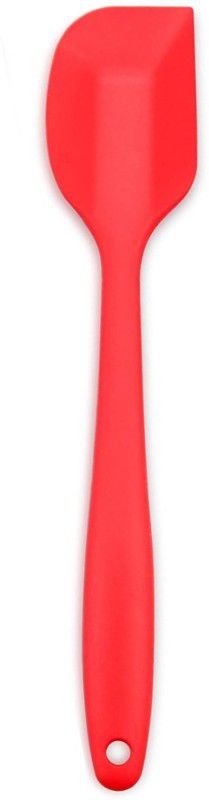 KitchenFest® Large Full Silicone Spatula, Heat Resistant for Baking Cooking BBQ Grill, 27 cm Long (Pack of 1) Non-Stick Spatula  (Pack of 1)