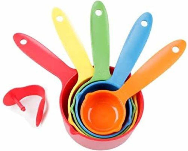 Hua You ABS Plastic Measuring Cups and Spoons Set with Multi-Colors Measuring Cup  (250 ml)