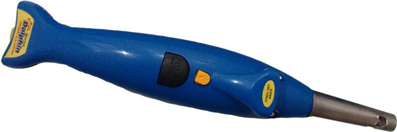 MAXTOP Dolphin Plastic Electronic Gas Lighter  (Blue, Pack of 1)