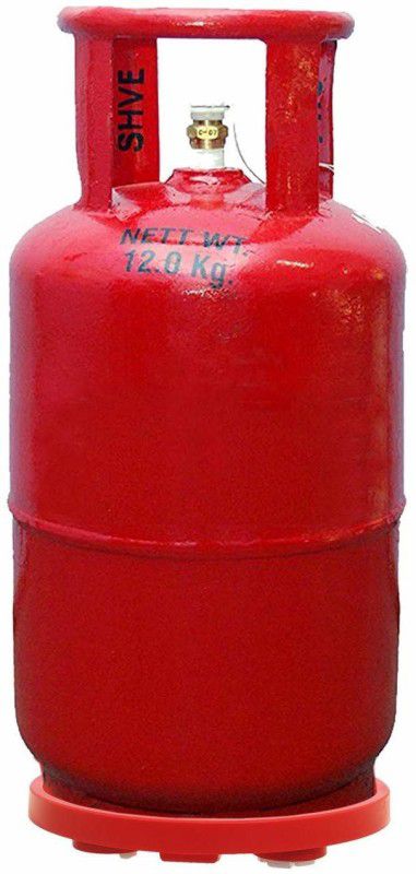 gurumeher Gas Cylinder Trolley  (Red)