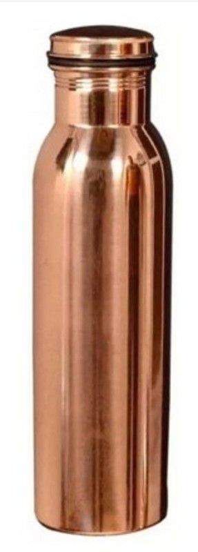 Origin COPPER JOINTLESS WATER BOTTLE - PLAIN 950 ml Bottle  (Pack of 1, Steel/Chrome, Copper)