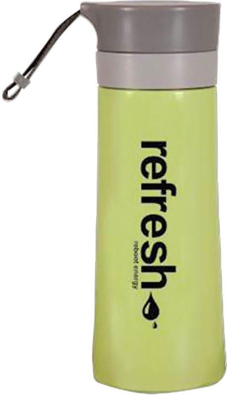 Insulated Double-Wall Thermo Vacuum Flask Stainless Steel Hot&Cold Water Bottle 500 ml Bottle  (Pack of 1, Green, Steel)