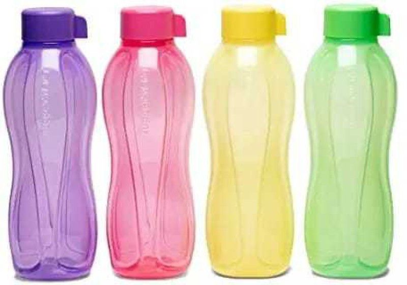 BOLDFIT 12365 1000 ml Bottle  (Pack of 4, Multicolor, Plastic)