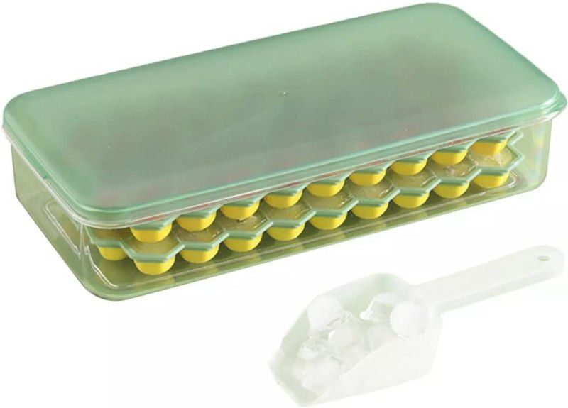 Umang Enterprise Green Silicone Ice Cube Tray Green Silicone Ice Cube Tray  (Pack of1)