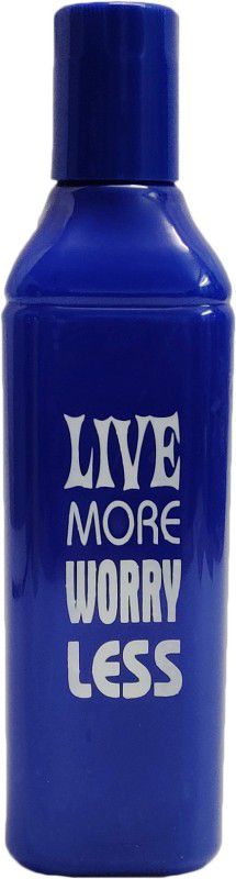 Gift Collection 1000 ML.1L Leak Proof Fridge Bottle / Water Bottle With Quote - Blue 1000 ml Bottle  (Pack of 1, Blue, PET)