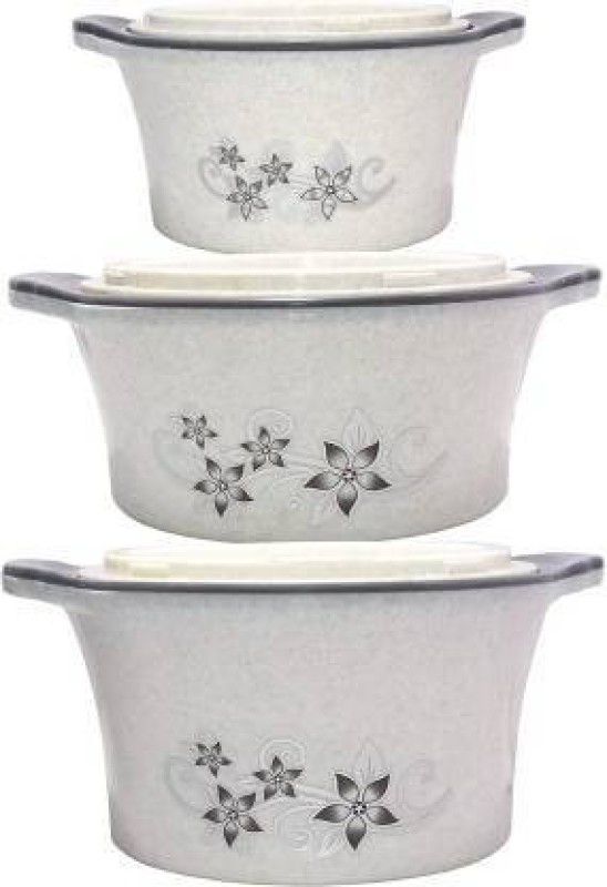 SK NAHAR Collection Insulated Hot Pot Gift Set, 3Pcs ,With Pack of 3Thermoware Casserole (1500ML)HotPot,chapati box/chapati container Pack of 3 Thermoware Casserole  (1500 ml)
