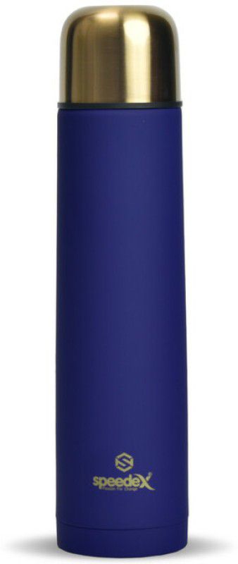 SPEEDEX Stainless Steel Vacuum Insulated Hot & Cold Water Bottle Feather Touch Finish 750 ml Flask  (Pack of 1, Blue, Steel)