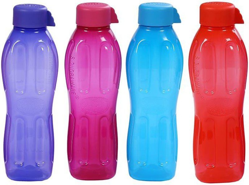 Signoraware Aqua Fresh 4000 ml Bottle  (Pack of 4, Multicolor, Plastic)