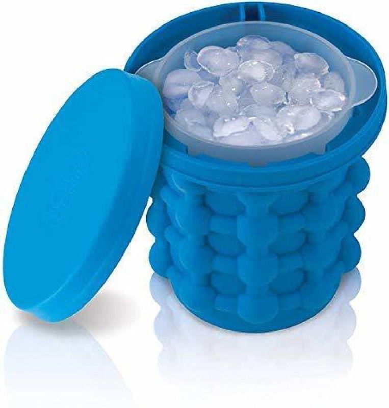WafaNaqabShop Blue Silicone Ice Cube Tray  (Pack of1)