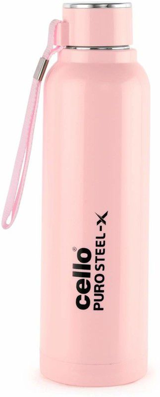 CLO_STLXBEN_900ML_PNK 900 ml Bottle  (Pack of 1, Pink, Steel)