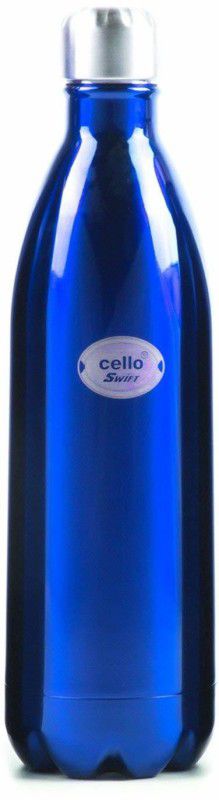 cello Swift 500 ml Bottle  (Pack of 1, Blue, Steel, Copper)