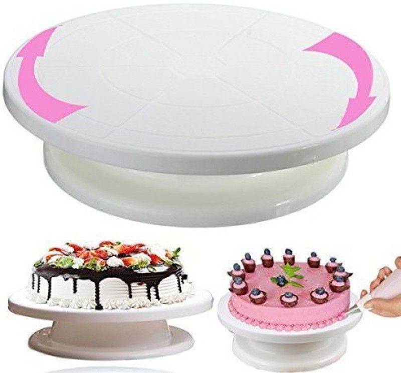 Rajat Plastic Cake Server  (White)