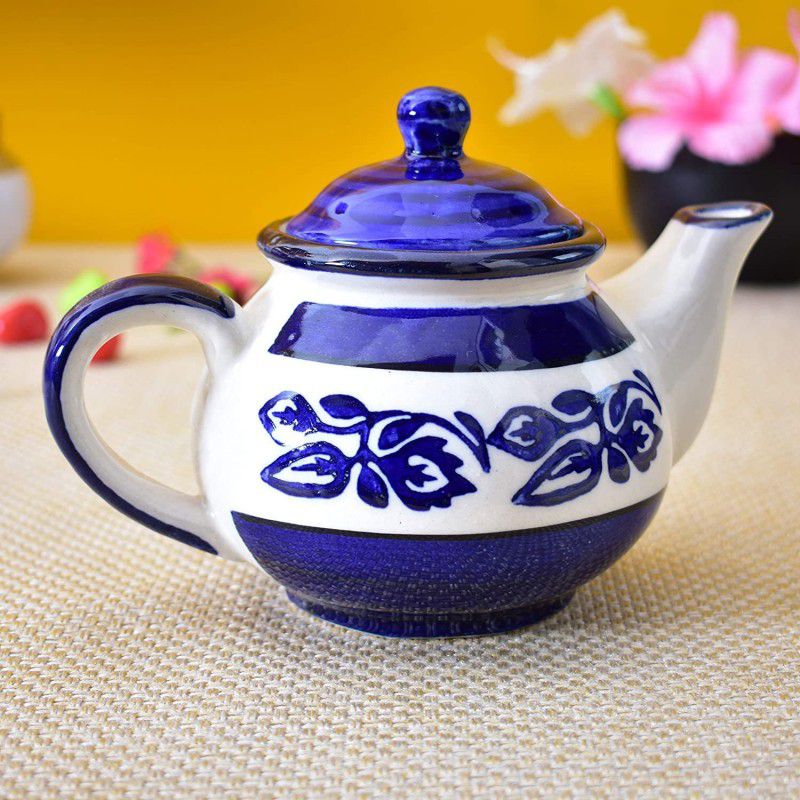 Kunhar Ceramic Teapot | Serving Kettle | Ceramic Tea Kettle Tea Urn  (400 ml)