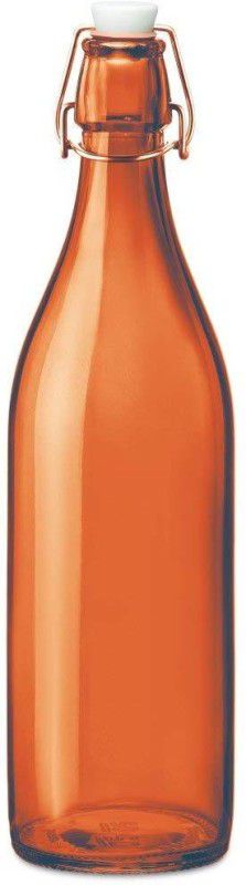 GLAMOROUS BOTTLE 900 ml Bottle  (Pack of 1, Orange, Glass)