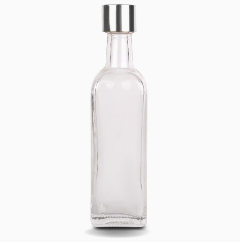EarthenMetal Refillable oil, vinegar bottle 60 ml Bottle  (Pack of 12, Clear, Glass)