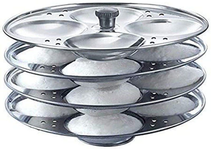 the stylers Idli Stand 4 Plates of Diameter 8" For 5 Ltr Cooker Induction & Standard Idli Maker  (4 Plates , 18 Idlis )