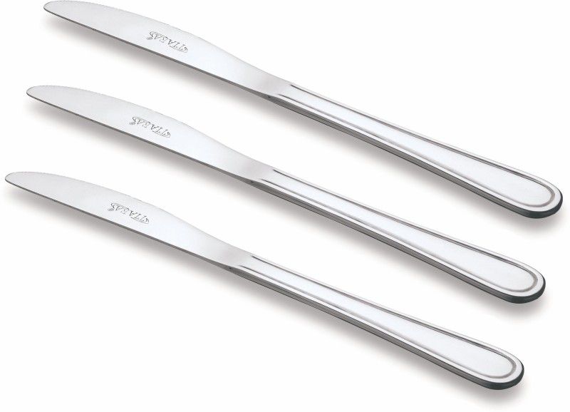 TIARA ROYAL 3pc Stainless Steel Dessert Knife Set  (Pack of 3)
