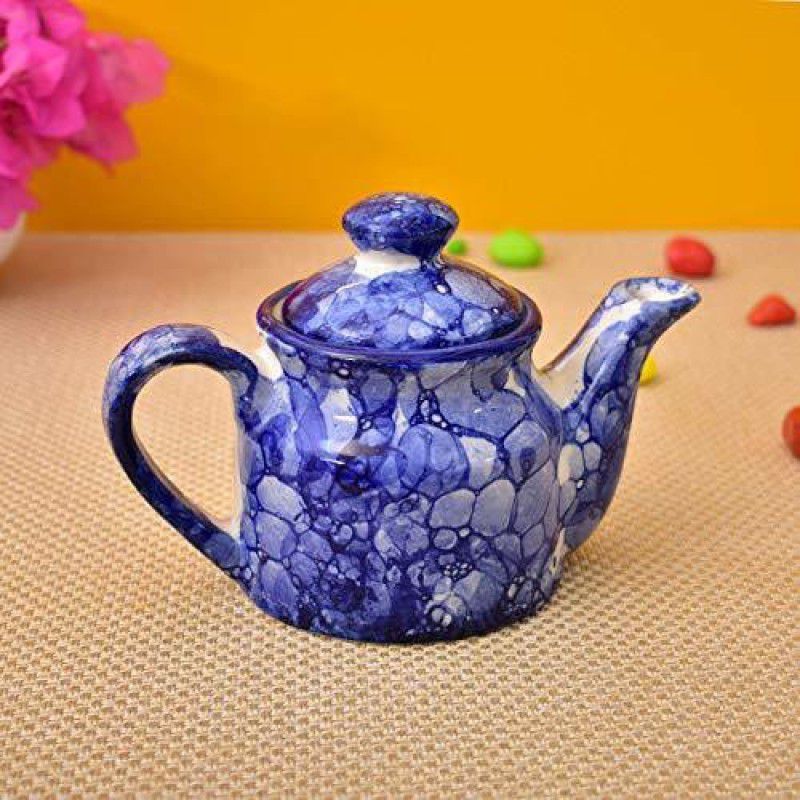 Kunhar Ceramic Teapot | Serving Kettle1 Piece, Black Luster, 300 ml, Tea Urn  (300 ml)
