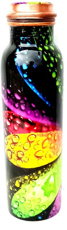 State Pride - T Water Drop Print 1000 ml Bottle  (Pack of 1, Multicolor, Copper)