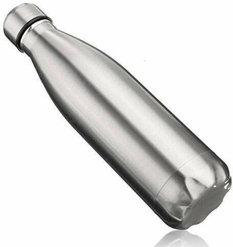 Adnate Thermosteel 24 Hours Hot and Cold Water Bottle 1000ml AD1 Pack of 1 Silver Steel 1000 ml Flask  (Pack of 1, Silver, Steel)