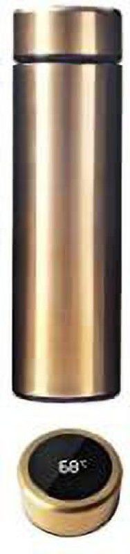Mohit WATER BOTTLE F9D4 1000 ml Flask  (Pack of 1, Gold, Steel)
