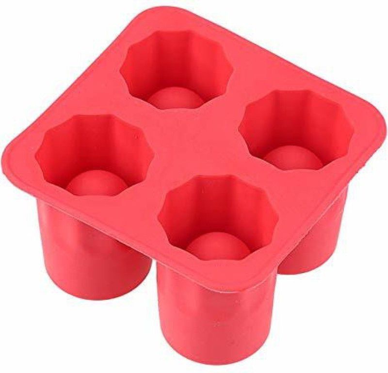 BLAPOXE Red Silicone Ice Cube Tray  (Pack of1)