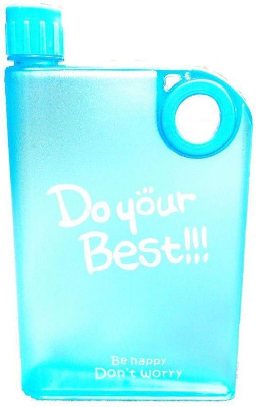 Online Store Notebook style water Bottle Leak Proof, "DO YOUR BEST" 380 ml Bottle  380 ml Bottle  (Pack of 1, Multicolor, Plastic)