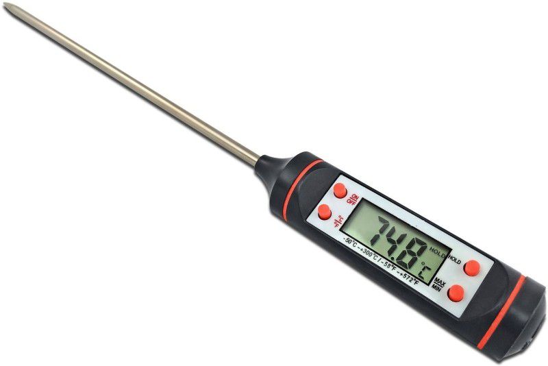 CASON 101-Digital Probe for Kitchen Cooking Food Meat barbecue BBQ Laboratory Factory-b -50 °C to + 300 °C Thermometers Thermometer with Fork Kitchen Thermometer