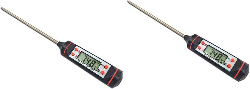 CASON Set Of 2-101-Digital Probe for Kitchen Cooking Food Meat barbecue BBQ Laboratory Factory-b -50 °C to + 300 °C Thermometers Thermometer with Fork Kitchen Thermometer