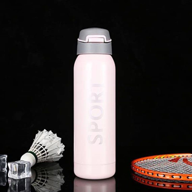 subodhsharma bottle_d8sx 1000 ml Bottle  (Pack of 1, Pink, Steel)