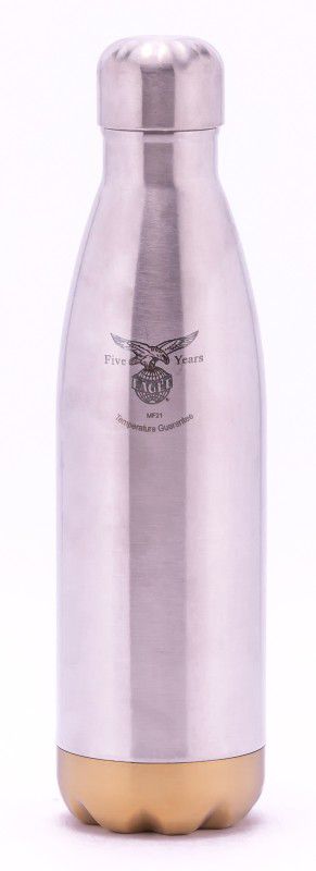 EAGLE Primo Gold 750 ml Flask  (Pack of 1, Silver, Steel)