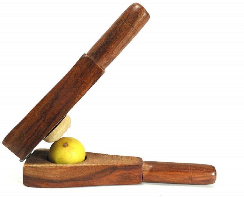 WOODIC Wooden hand lemon juicer/ Masher. (Brown) Wood Masher  (Pack of 1)