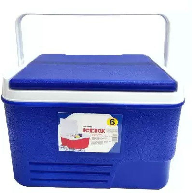 SIDDHESHWAR TRADING 6 L Plastic Advance Technology Insulated Ice box ( 6 L _ Blue ) Ice Bucket  (Blue)