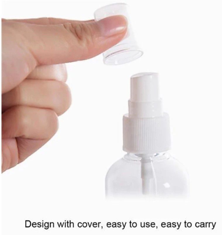 S K INDUSTRIES Transparent Empty Hand Sanitizer And Hand Wash Sprayer 500Ml Bottle (Pack of 2) 500 ml Spray Bottle  (Pack of 2, Clear, Plastic)